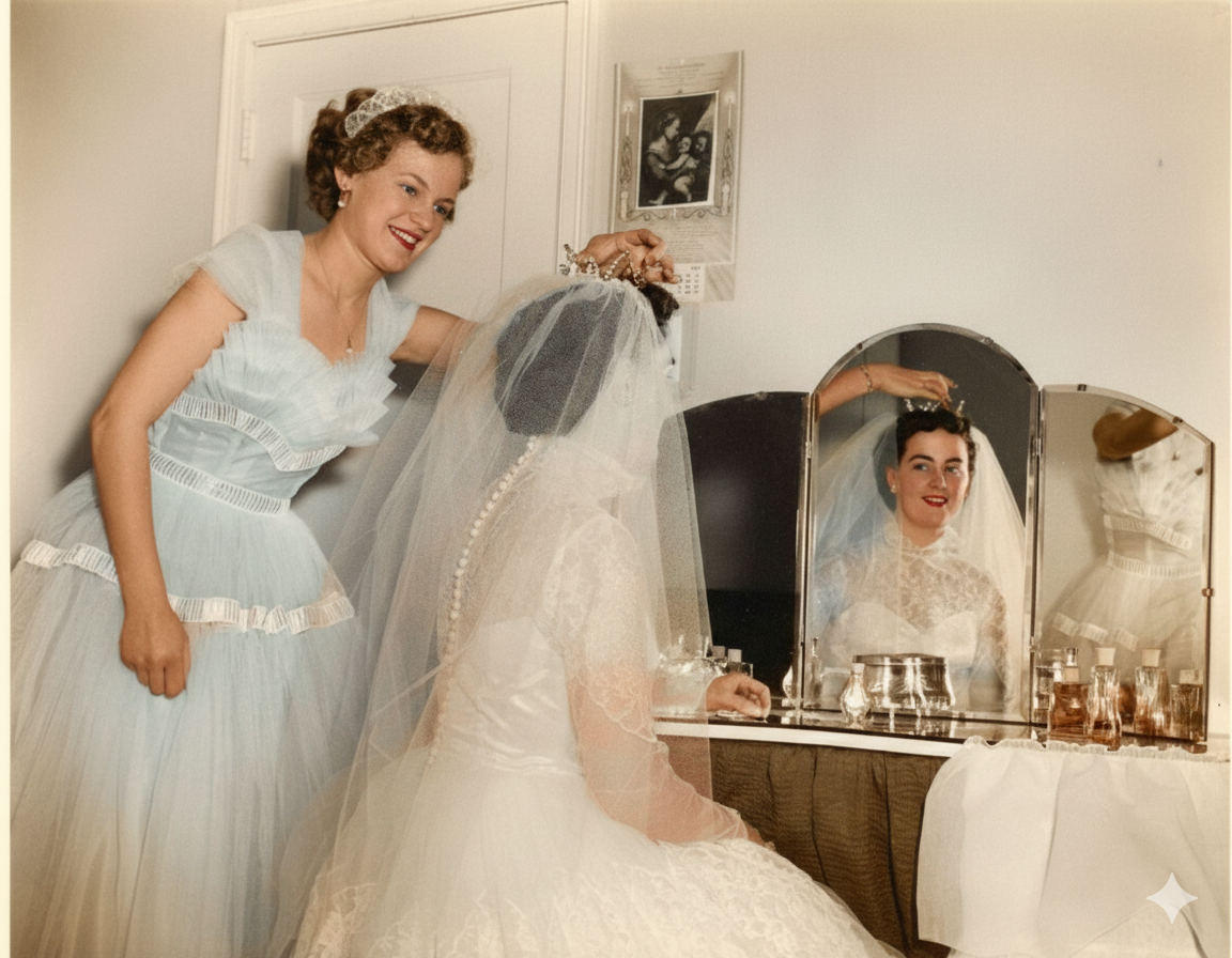 M&D Wedding - Aunt Fran, Mom